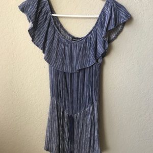 off the shoulder romper